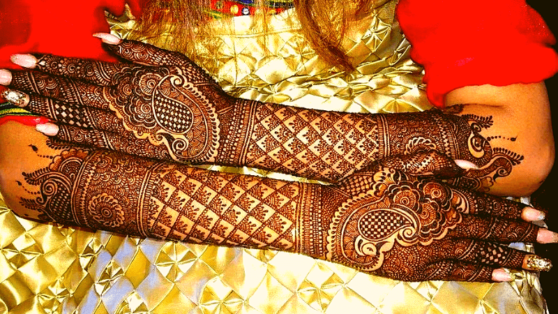 bridal mehndi design