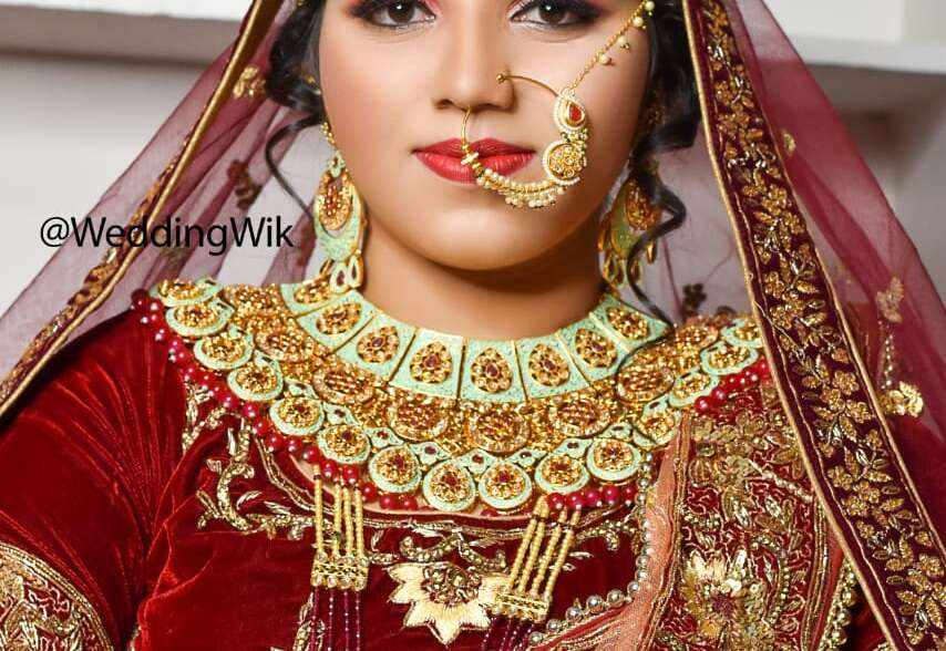 bridal makeup in jaisalmer